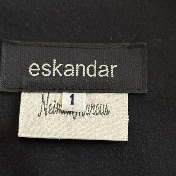 Gorgeous Eskandar black wool-blend jacket size large - Picture 5 of 8